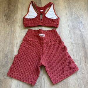 Booty by Brabants Croco Skin Bra & Shorts Set